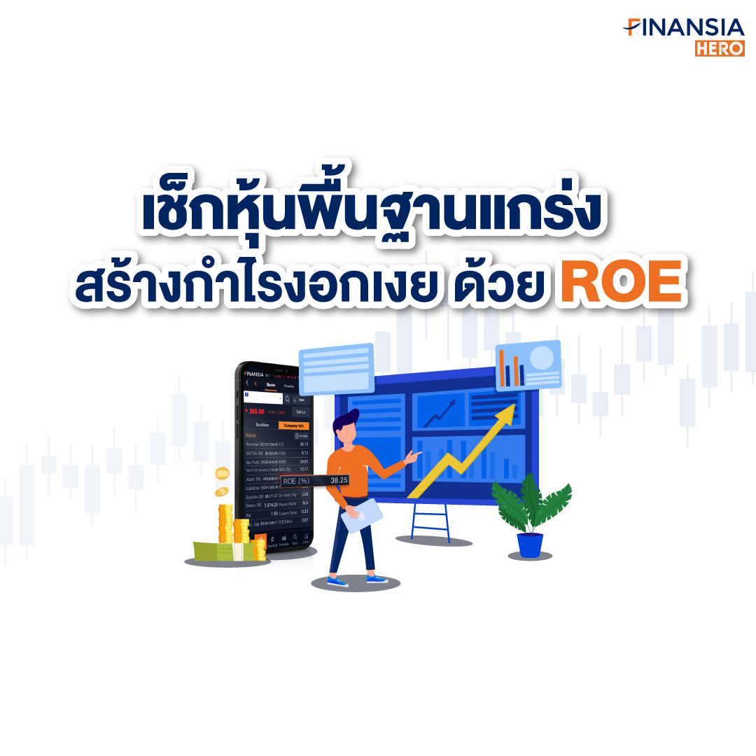 ROE คืออะไร ควรมีค่าเท่าไร? เคล็ดลับวิเคราะห์ผลตอบแทนจากทุน